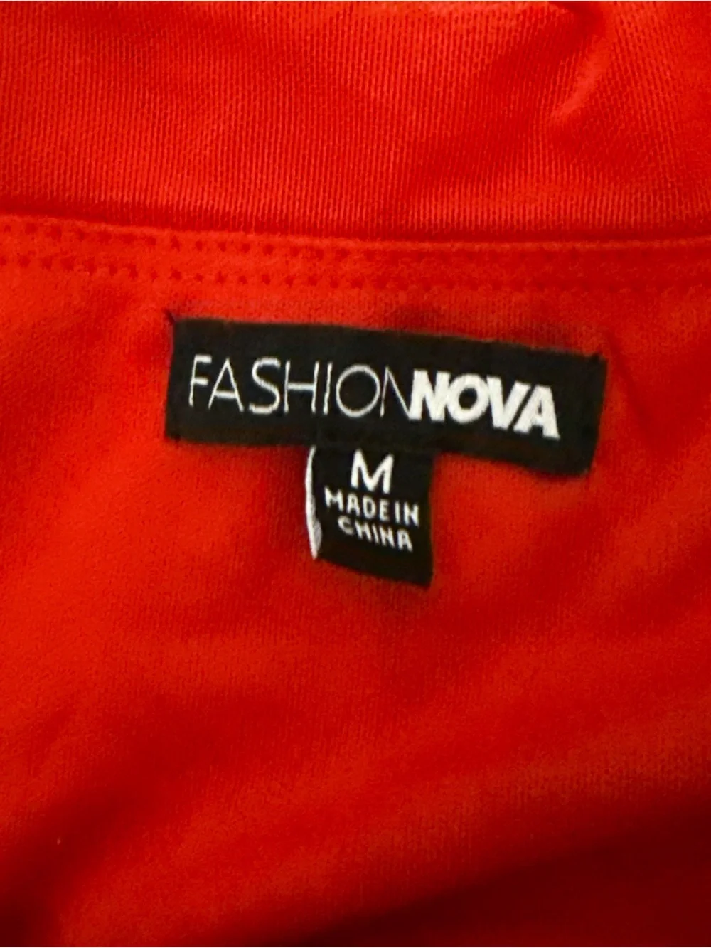 Fashion Nova Red Ruched Off-Shoulder Midi Dress - Picture 4 of 4